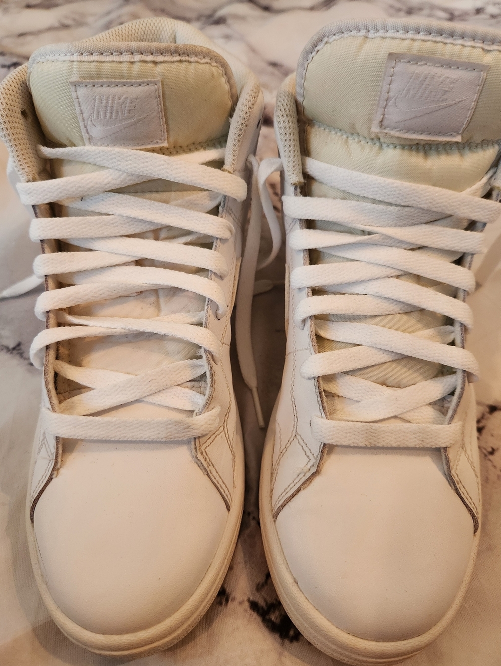 Nike White High-Top Sneakers Court Royale 2 Mid Triple White (Women's) shoe 7.5